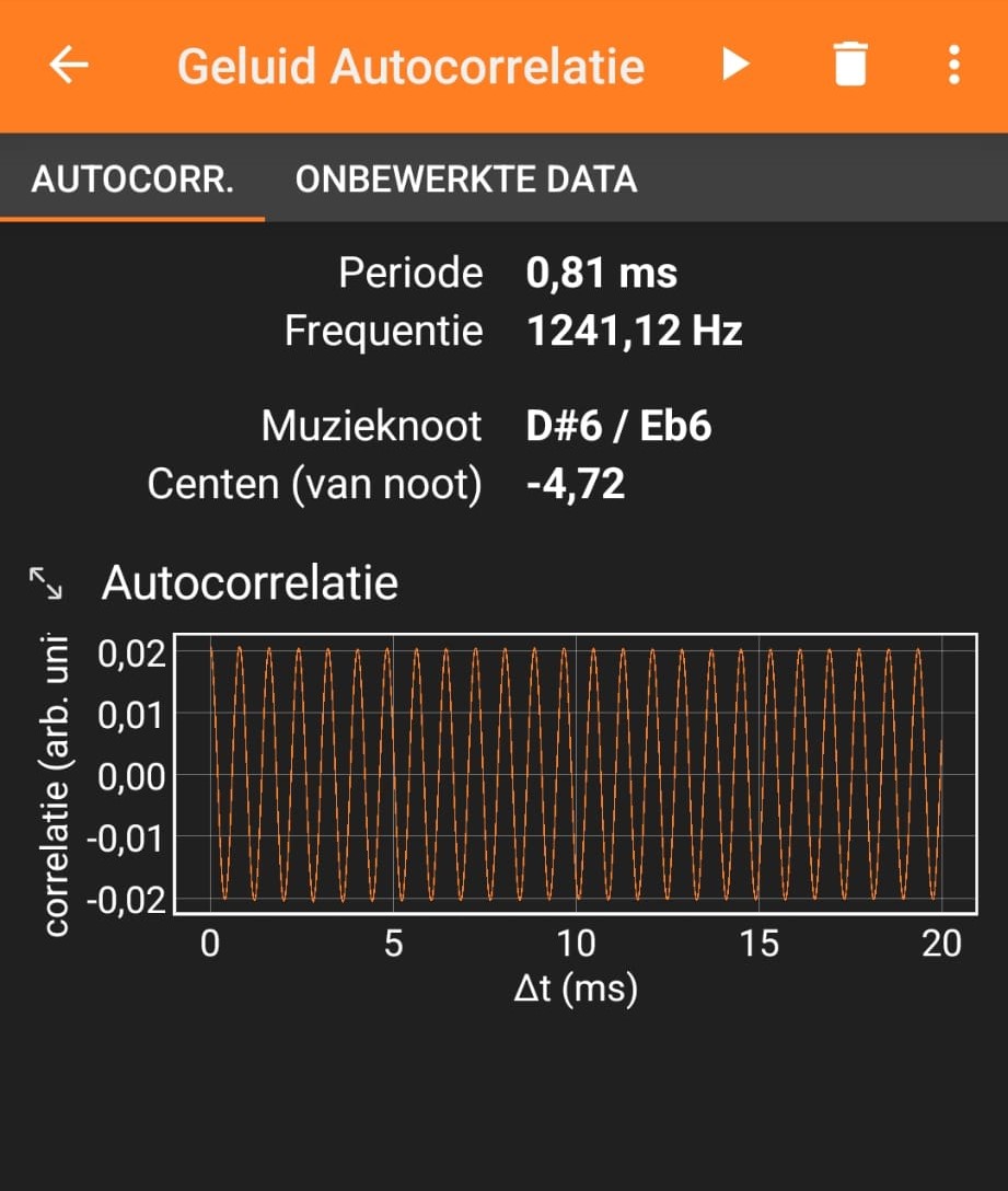 Sound recorded using the phyphox app.